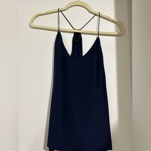 Blue Racerback Tank Top